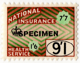 (185) 9/1d Brown & Green (1964)