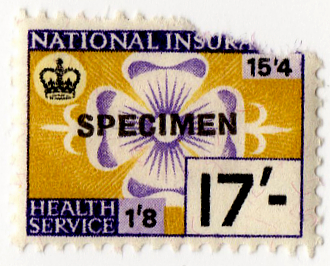 (224) 17/- Purple & Bistre (1965)