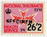 (178) 26/2d Pink & Scarlet (1963)