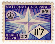 (205) 11/7d Blue & Purple (1965)
