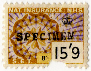 (256) 15/9d Olive & Violet (1966)