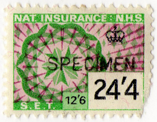 (258) 24/4d Green & Magenta (1965)