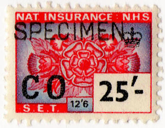 (315) 25/- Scarlet & Grey (1967)