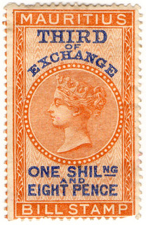 (17) 1/8d Brown & Blue (1869)