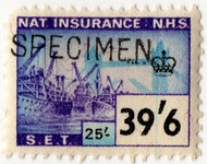 (272) 39/6d Purple & Cyan (1966)