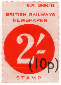 2/- Newspaper Parcel (decimal overprint)