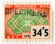 (un) 34/5d Orange & Green (1966)