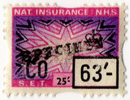 (un) 63/- Mauve & Blue (1968)