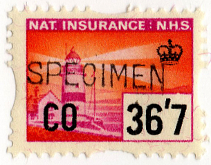 (382) 36/7d Orange & Magenta (1968)