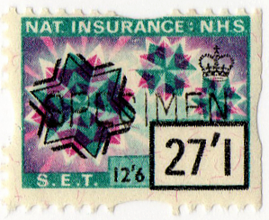 (353) 27/1d Purple & Turquoise (1967)