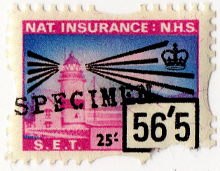 (387) 56/5d Magenta & Blue (1968)