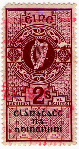 (89) 2/- Purple & Black (1943)