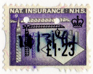 (702) £1.23 Purple & Black (1974)