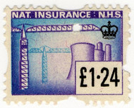 (692) £1.24 Purple & Blue (1973)