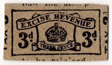 3d Ticket Cut-Out (1950's)