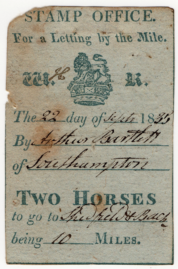 (46) Day Ticket (1835)