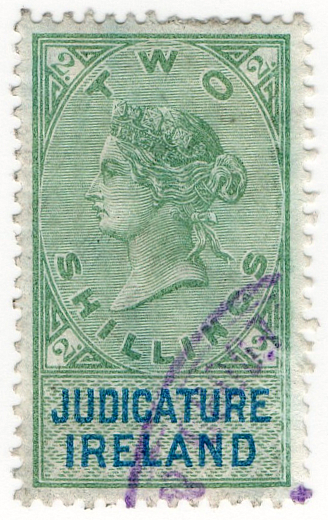 (07) 2/- Green & Blue (1878)