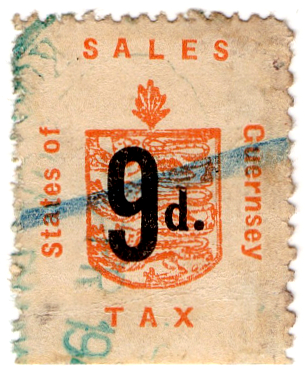 (53) 9d Orange & Black (1940)