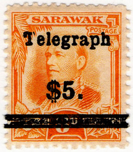 (24) $5 on 8c Yellow-Orange (1935)