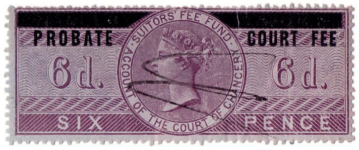 (01) 6d Lilac & Black (1858)