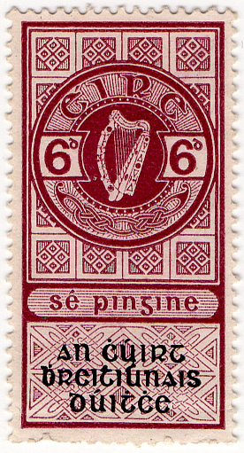 (09) 6d Purple & Black (1945)