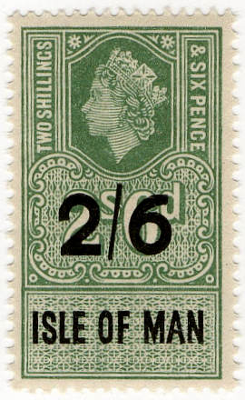 (73) 2/6d Green & Black (1961)