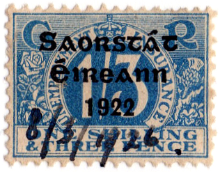 (11) 1/3d Blue (1922)