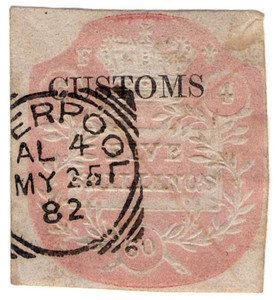 (06) 5/- Rose (1860)
