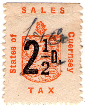 (47) 2½d Orange & Black (1940)