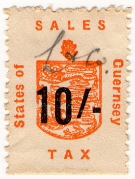 (60) 10/- Orange & Black (1940)