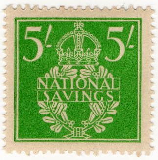 (16) 5/- Green (1942)
