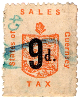 (53) 9d Orange & Black (1940)