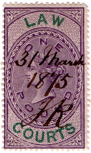 (07) £1 Violet & Black (1873)