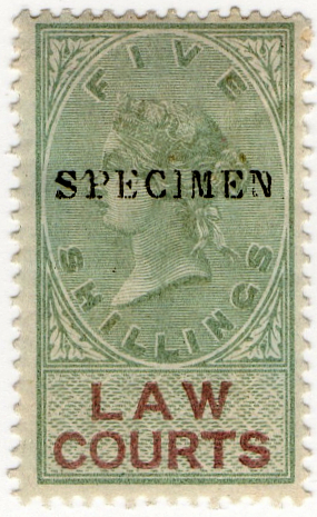 (13) 5/- Green & Violet (1878)