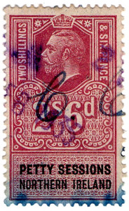 (06) 2/6d Purple & Black (1921)