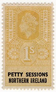 (un) 1/- Gold & Black (1961)