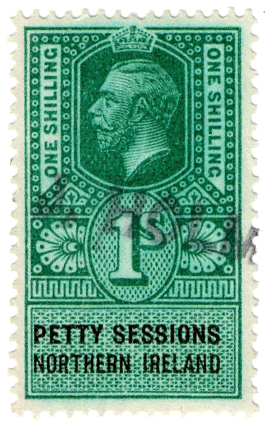 (05) 1/- Green & Black (1921)