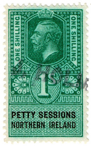 (05) 1/- Green & Black (1921)