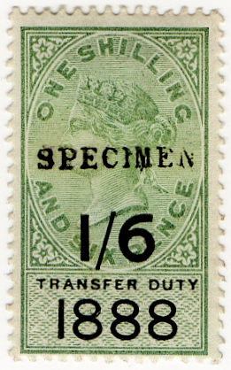 (04) 1/6d Green & Black