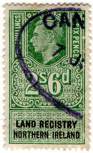 (13) 2/6d Green & Black (1947)