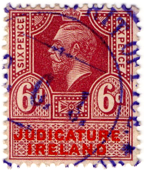 (66) 6d Claret & Red (1912)