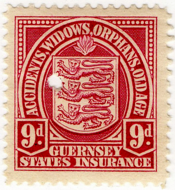 (13) 9d Magenta (1935)