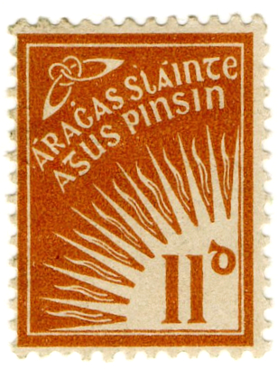 (22) 11d Bistre (1935) Health & Pensions