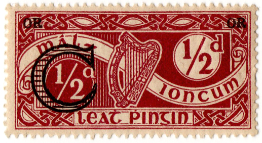 (22) ½d Claret Red (1925)