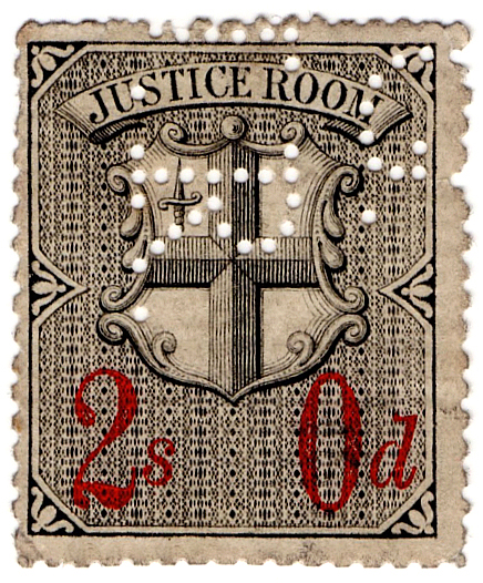 (14) 2/- Black & Red (1888)