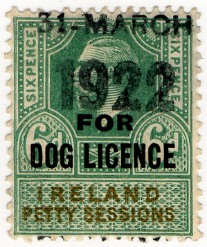 (un) 6d Dark Green & Olive (1922)