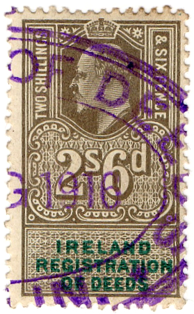 (un) 2/6d Olive & Green (1909?)