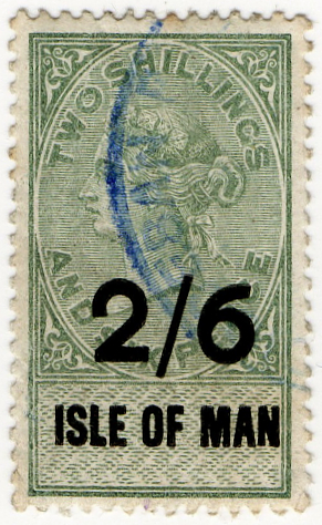 (22) 2/6d Green & Black (1895)