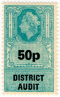 (43) 50p Cyan & Black (1971)