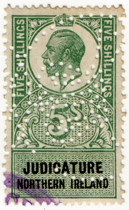 (09) 5/- Green & Black (1921)